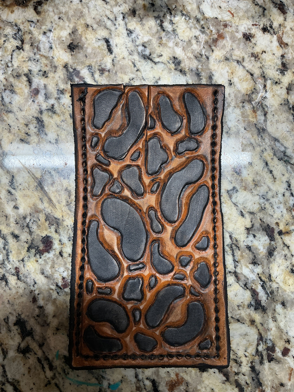Rustic Cheetah sunglasses case
