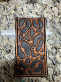 Rustic Cheetah sunglasses case