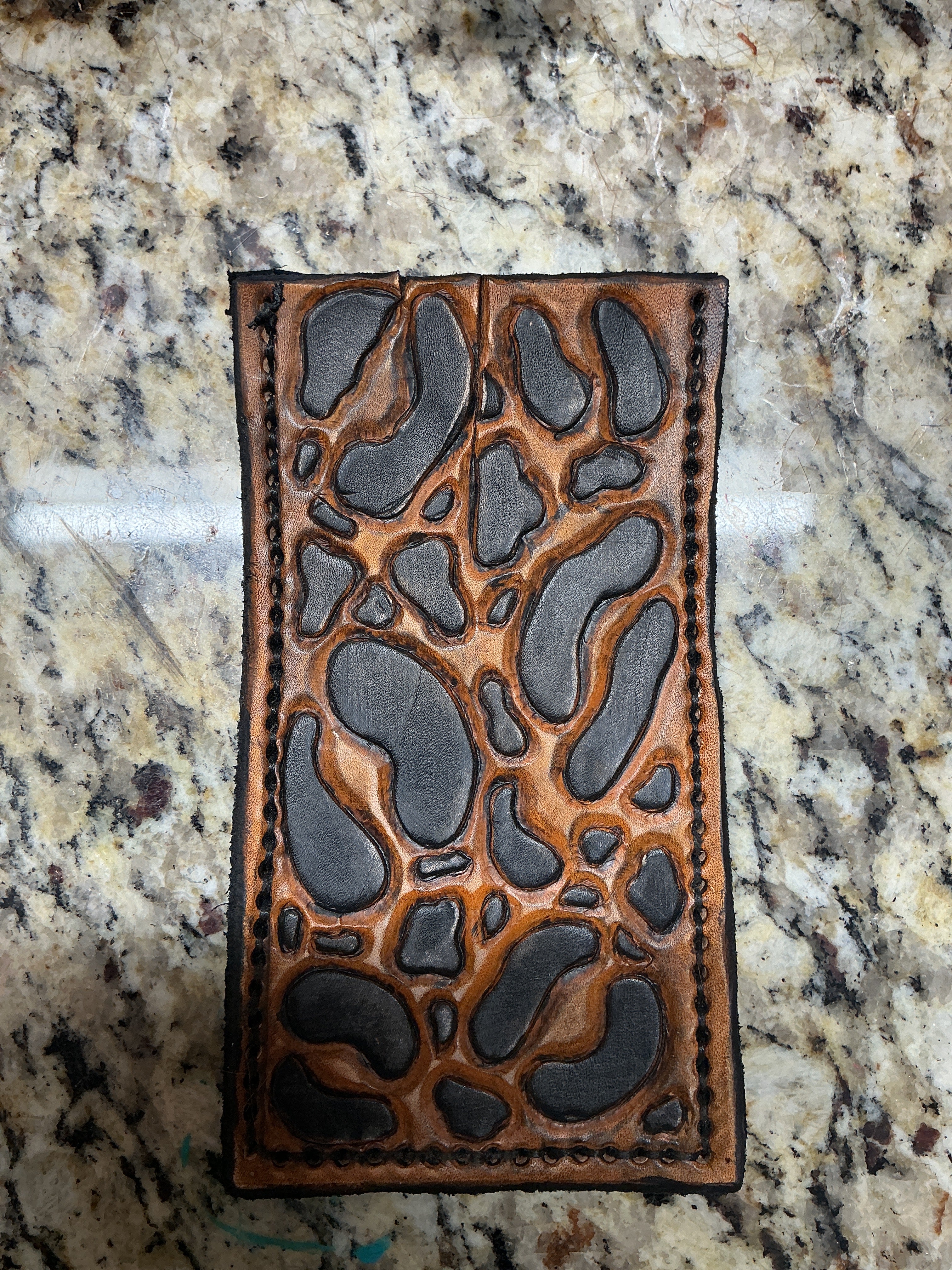Rustic Cheetah sunglasses case