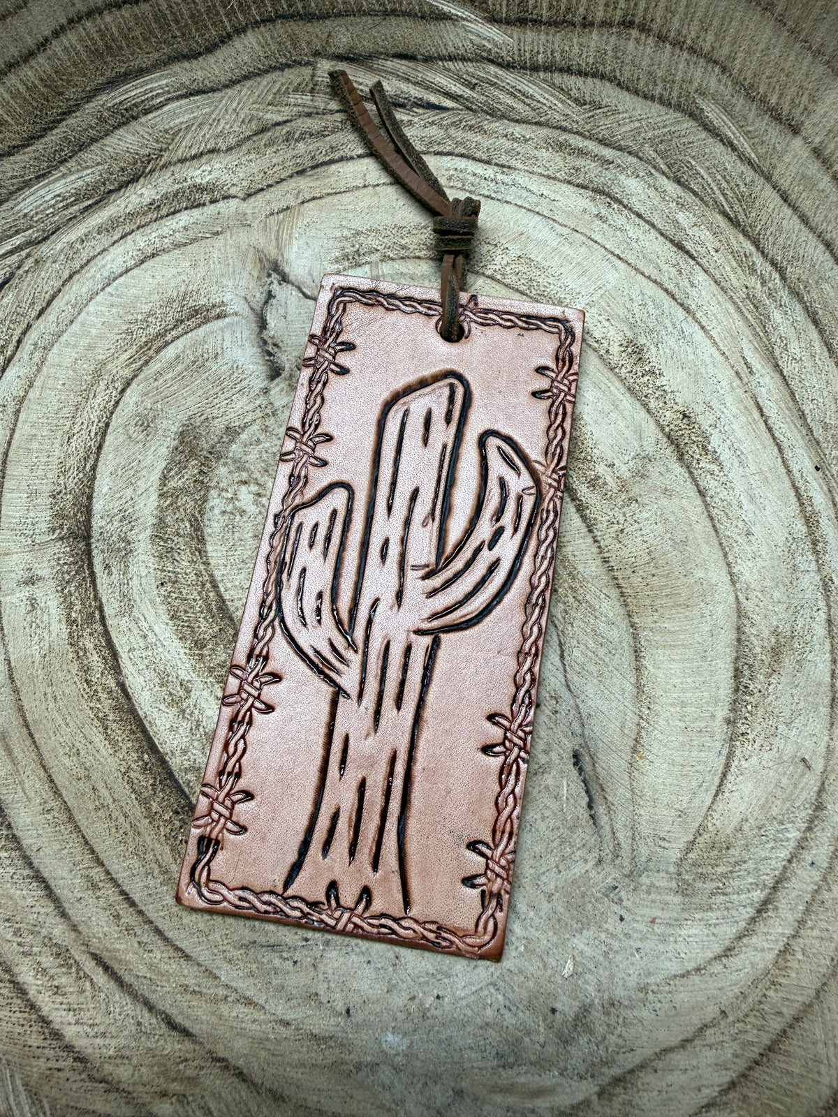 Cactus & barbed wire bookmark