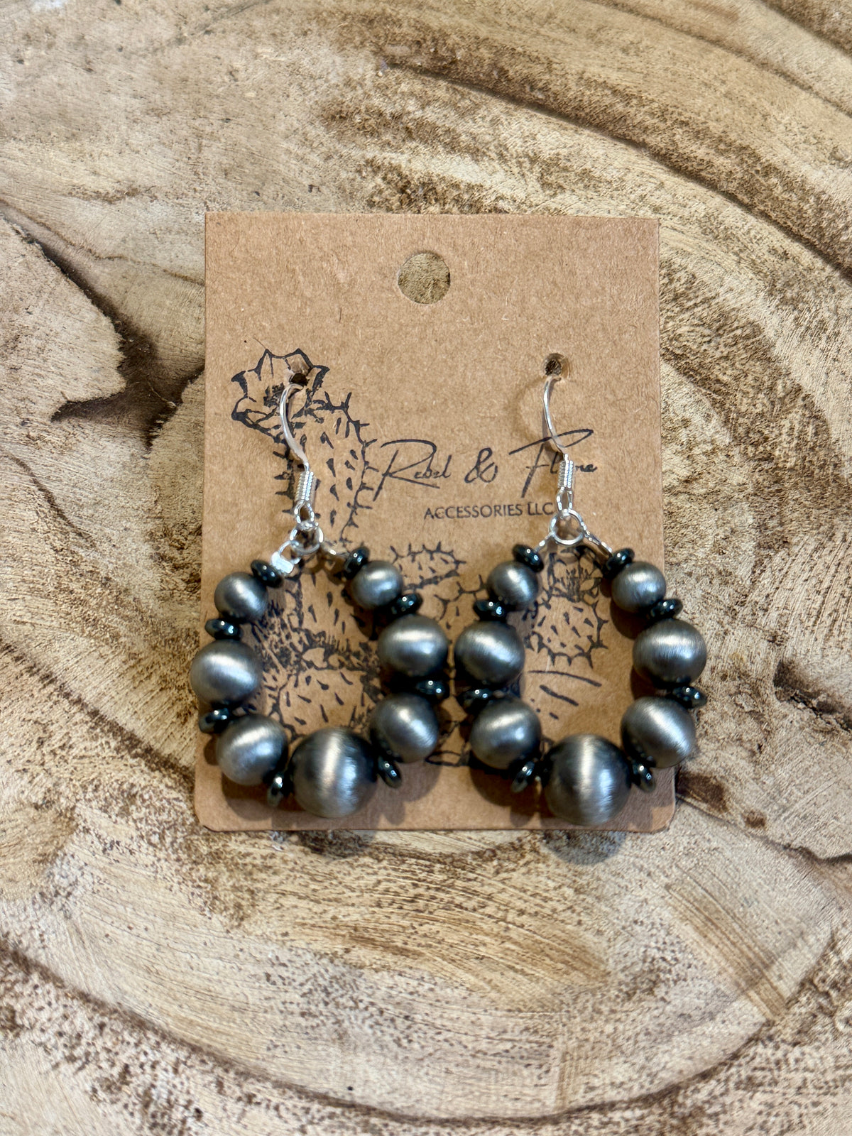 Burnished Bandit Hoops