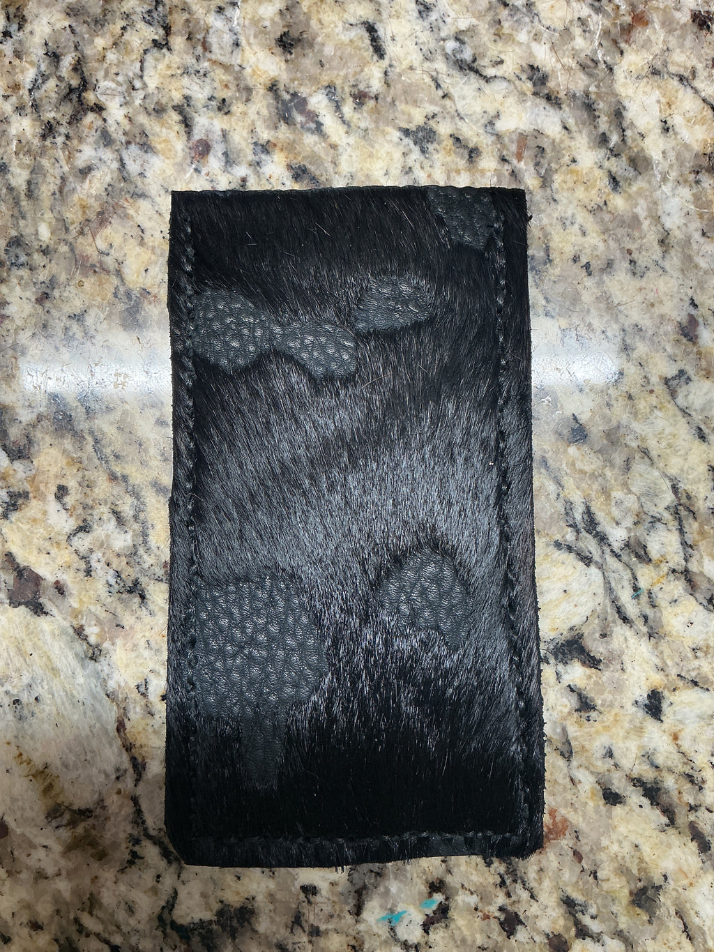 Rustic Cheetah sunglasses case