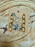 Golden Link earrings