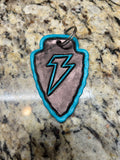 Lightning strikes keychain