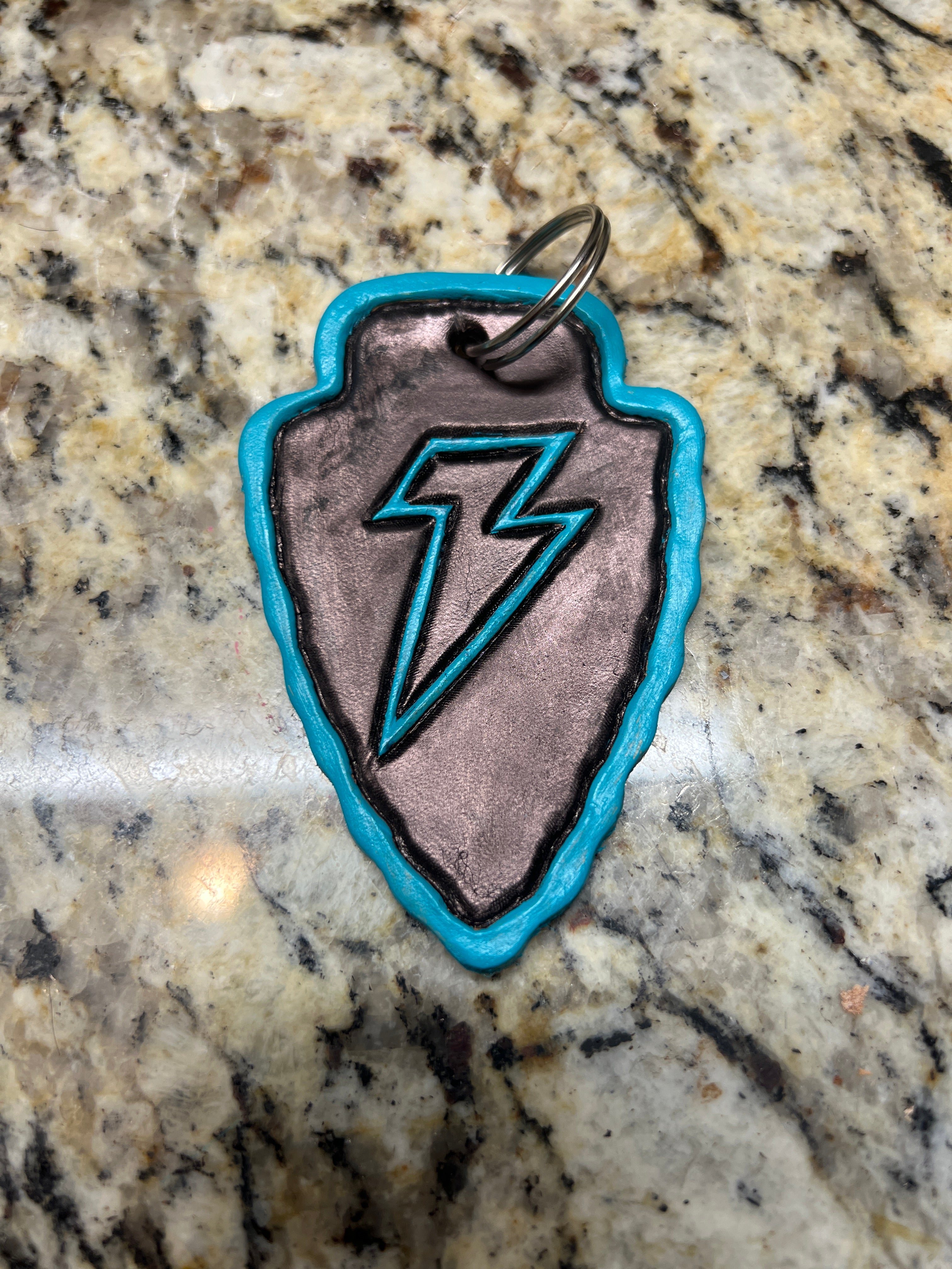 Lightning strikes keychain