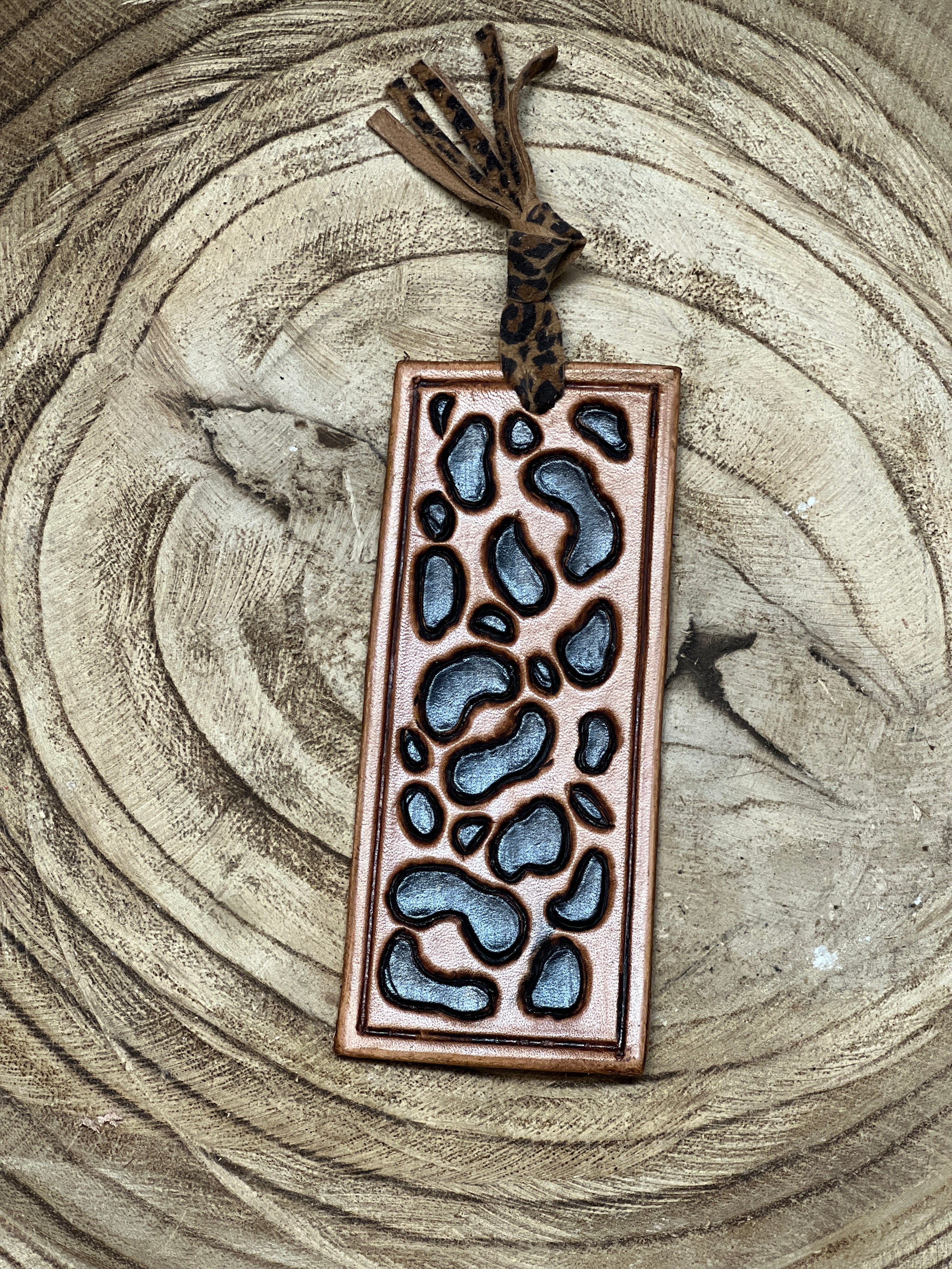 Cheetah print bookmark