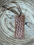 Basket stamped bookmark