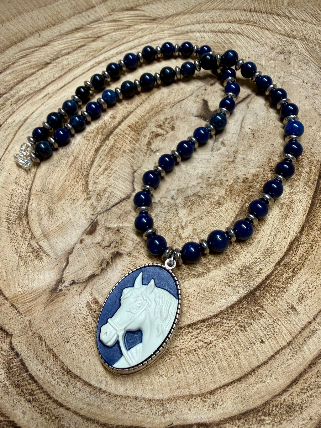 Horse girl necklace