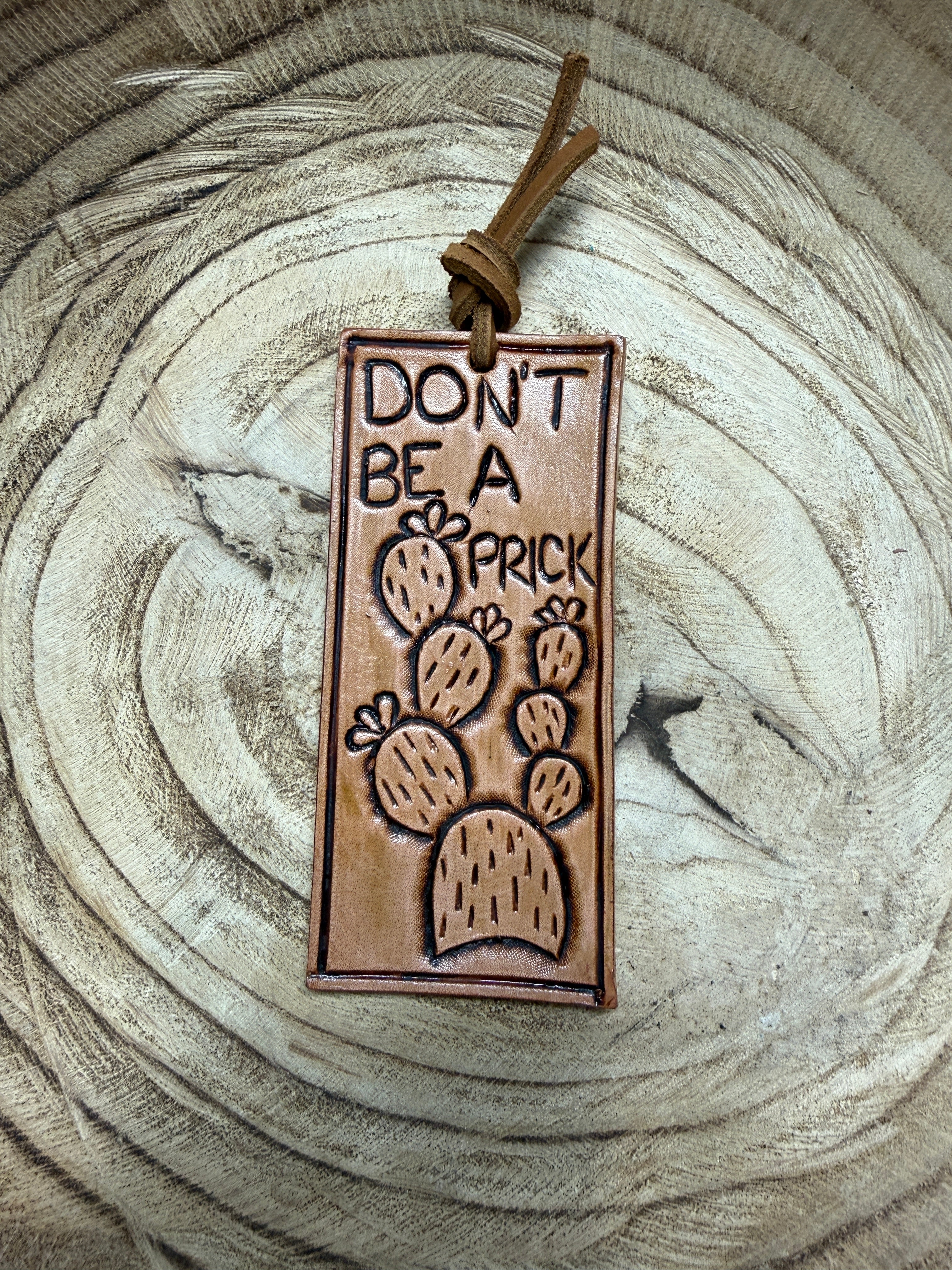 Don’t be a prick bookmark